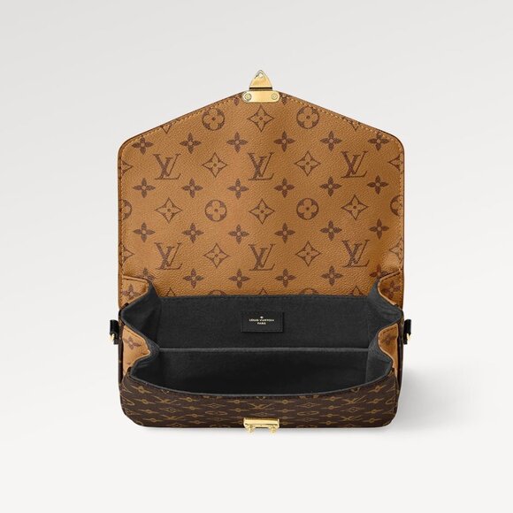 👜 100% Authentic Louis Vuitton Pochette Métis in Monogram Reverse Canvas - Picture 13 of 14